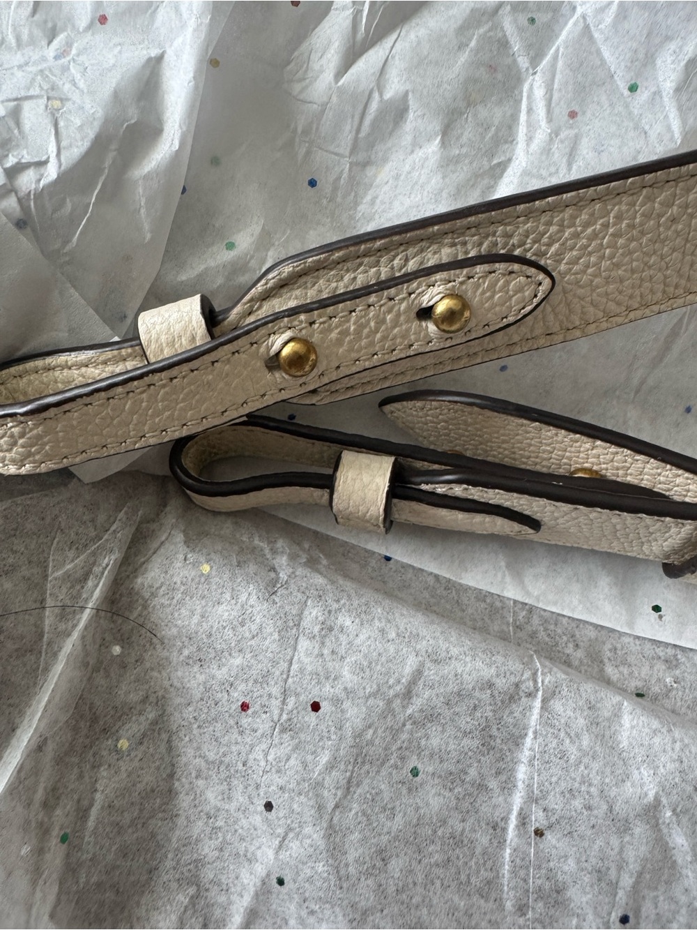 Coach Beat Cream and Gold Carriage Bag - Picture 14 of 14